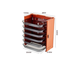 Perforation-free Multi-layer Rack For Kitchen Storage And Side Dishes