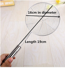 Multi-functional Oil Food Folder Kitchen Accessories Stainless Steel Fried Food Oil Scoop