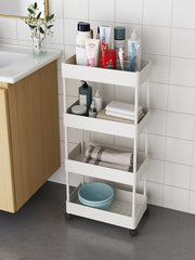 Bathroom Kitchen Mobile Trolley Debris Sorting Storage Rack