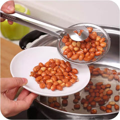 Multi-functional Oil Food Folder Kitchen Accessories Stainless Steel Fried Food Oil Scoop