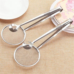 Multi-functional Oil Food Folder Kitchen Accessories Stainless Steel Fried Food Oil Scoop