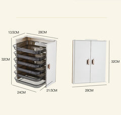 Perforation-free Multi-layer Rack For Kitchen Storage And Side Dishes
