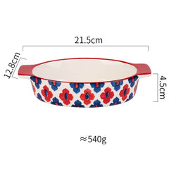 Creative Tableware For Household Ceramic Baking Bowls And Plates