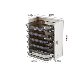 Perforation-free Multi-layer Rack For Kitchen Storage And Side Dishes
