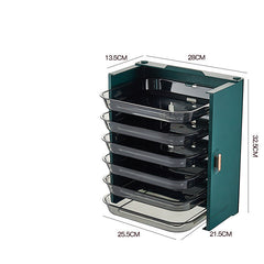 Perforation-free Multi-layer Rack For Kitchen Storage And Side Dishes